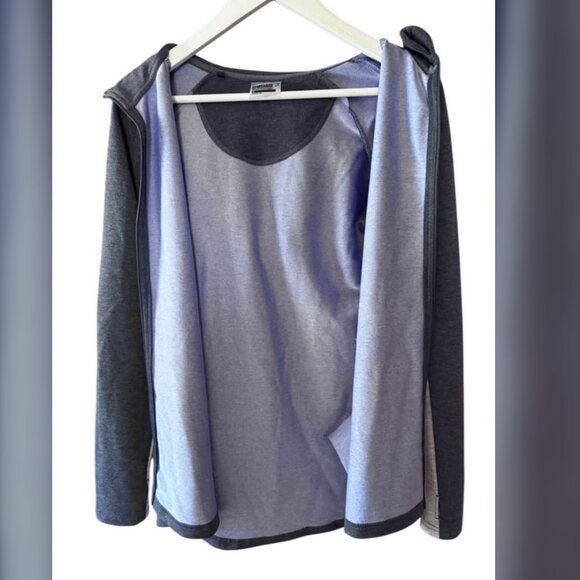 Gymshark Impulse Blue Full Zip Hoodie Lightweight Hooded Jacket Women's size M - Picture 5 of 9